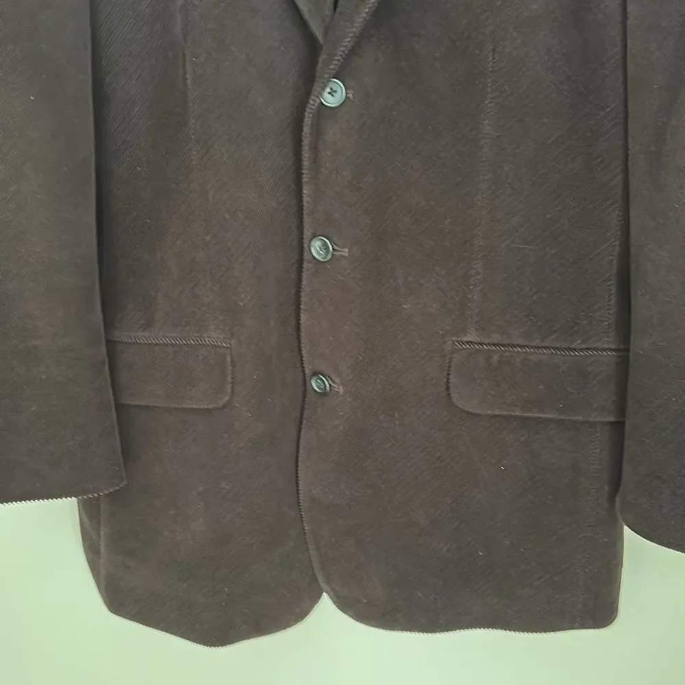 Vintage Banana Republic Corduroy Blazer 44S Brown Made in Turkey Ivy Preppy Y2K
